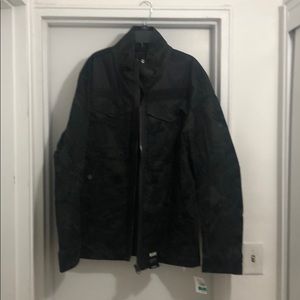 NEW G Star Raw Deline Mix Camo Full Zip Jacket